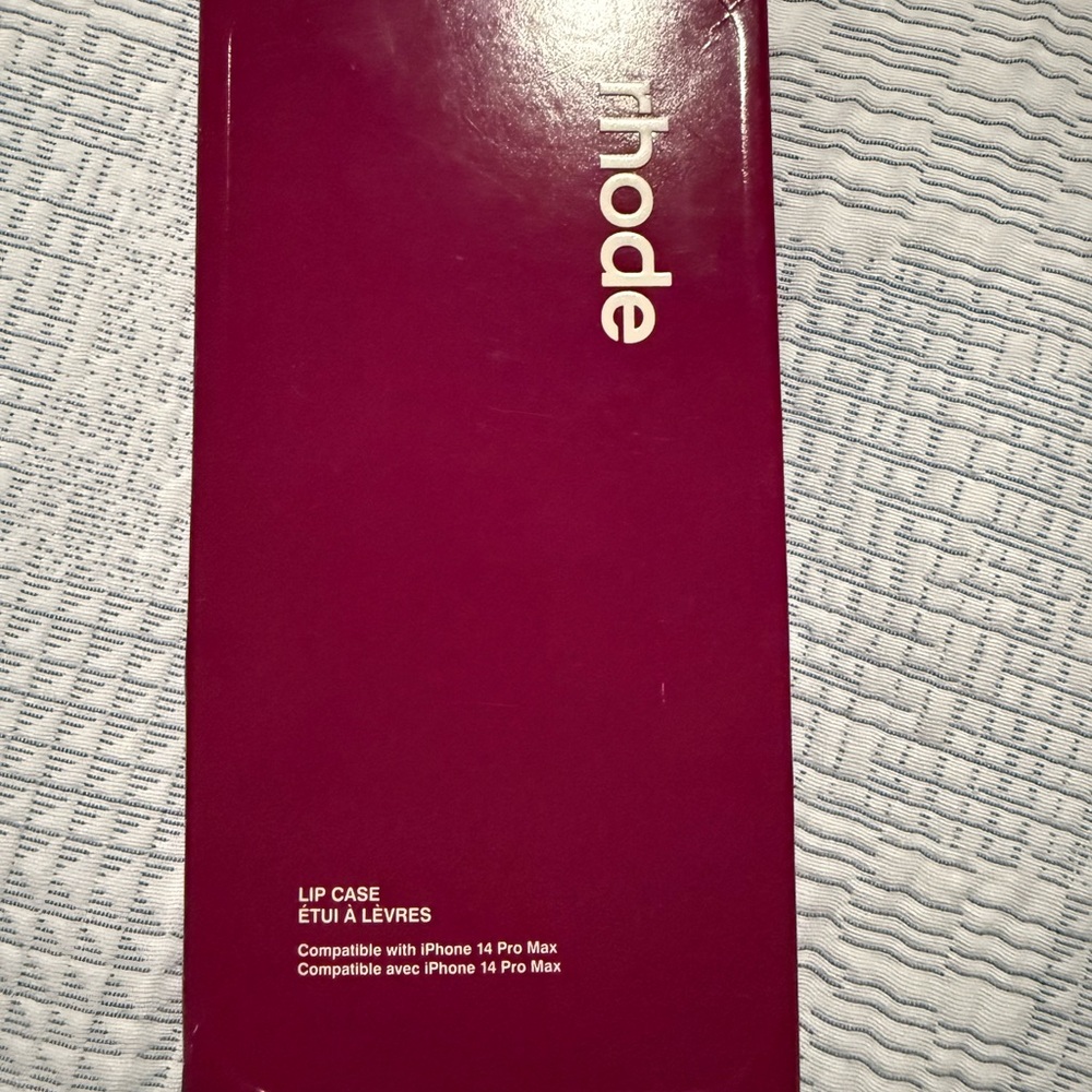 Rhode Lip Case for iPhone 14 Pro Max - Raspberry Jelly ( Limited Edition )
